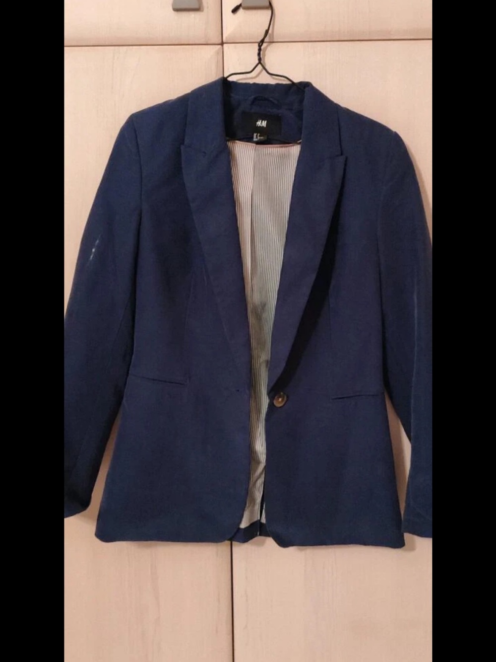 H&M Navy Single-Button Women's Blazer